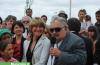 Alcaldesa Sandra Nedov y el Presidente de la República José Mujica