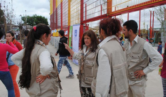 Cooperativa Alborada, trabajando en la Plaza