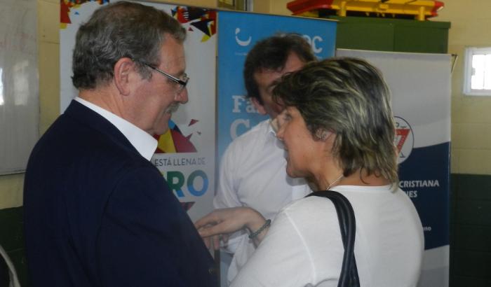 El Ministro Ricardo Ehrlich y la Alcadesa Sandra Nedov