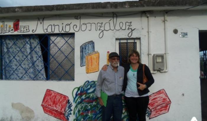La Alcaldesa Sandra Nedov junto a Mario González. Foto gentileza de Sandra Nedov
