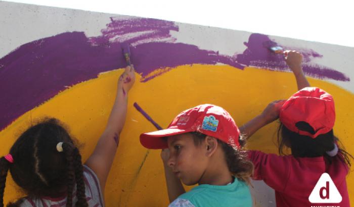 vecinas/os, organizaciones e instituciones públicas realizaron el mural